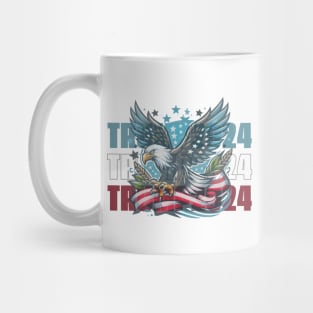 Trump 2024 American Flag Mug